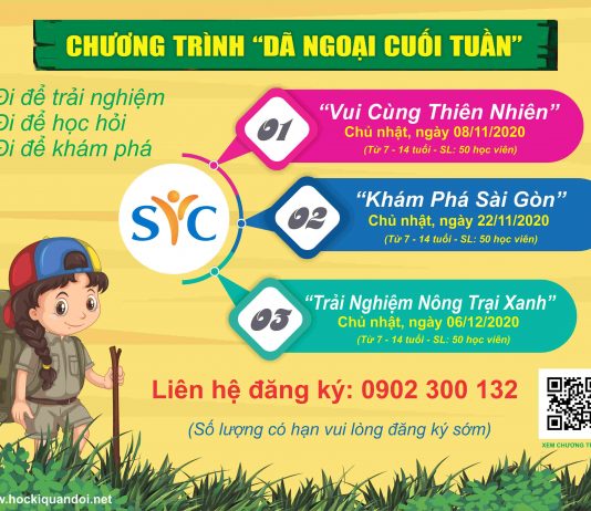 Trải nghiệm cuối tuần cho trẻ