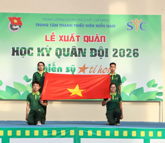 LỄ XUẤT QUÂN CHIẾN SĨ TÍ HON “RÈN LUYỆN CHÍNH TÔI “